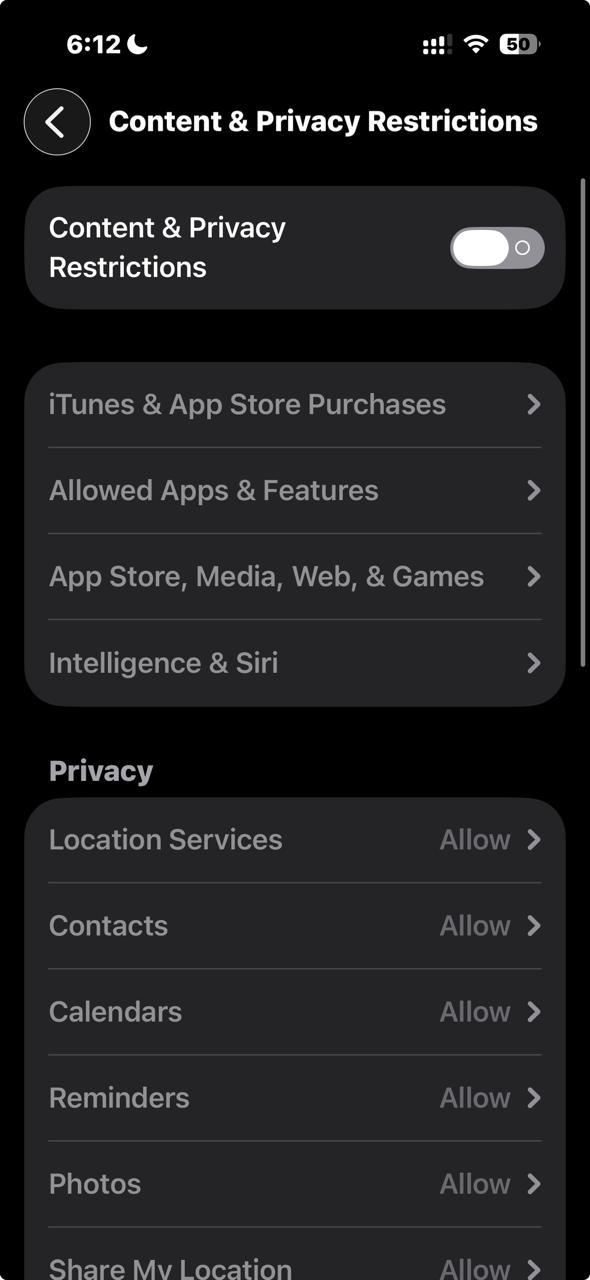 إخفاء التطبيقات من شاشة موبايلات iPhone