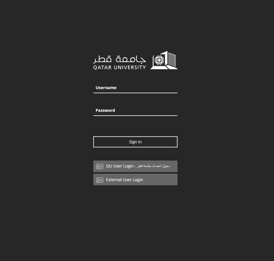 بلاك بورد جامعة قطر