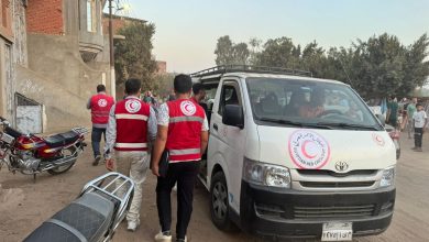 الهلال الأحمر يرفع جاهزيته الميدانية لمواجهة الحالة المطرية