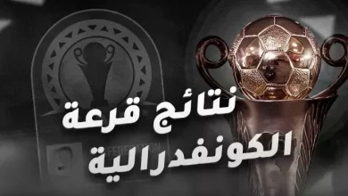 نتائج قرعة الكونفدرالية الأفريقية 2025