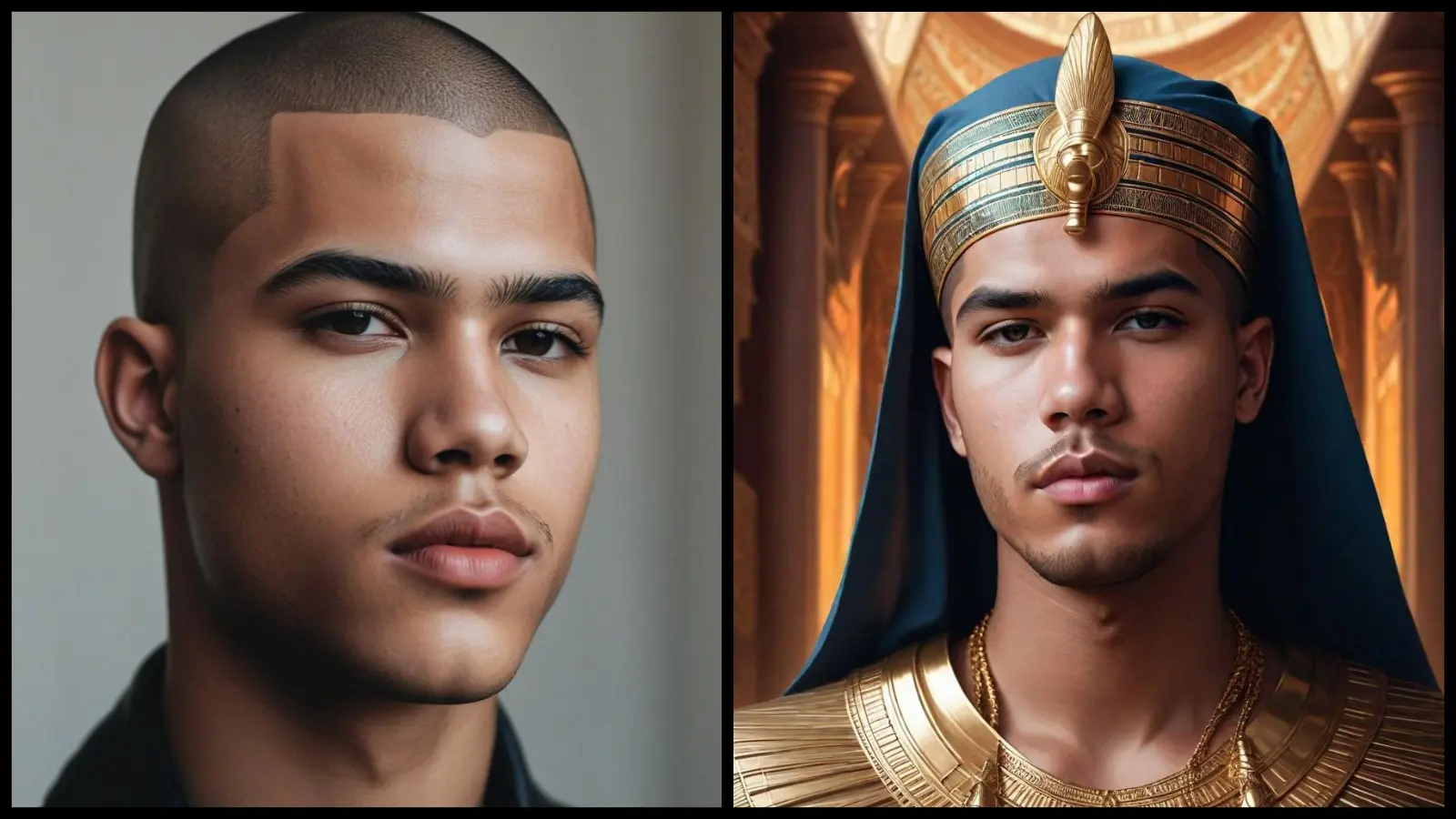 طريقة تحويل صورتك إلى الزي الفرعوني مجانا بدون برامج بجودة FHD