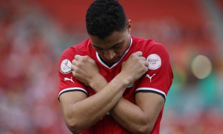 غياب مصطفى محمد يلوح في الأفق قبل مواجهة جنوب إفريقيا بكأس أمم إفريقيا