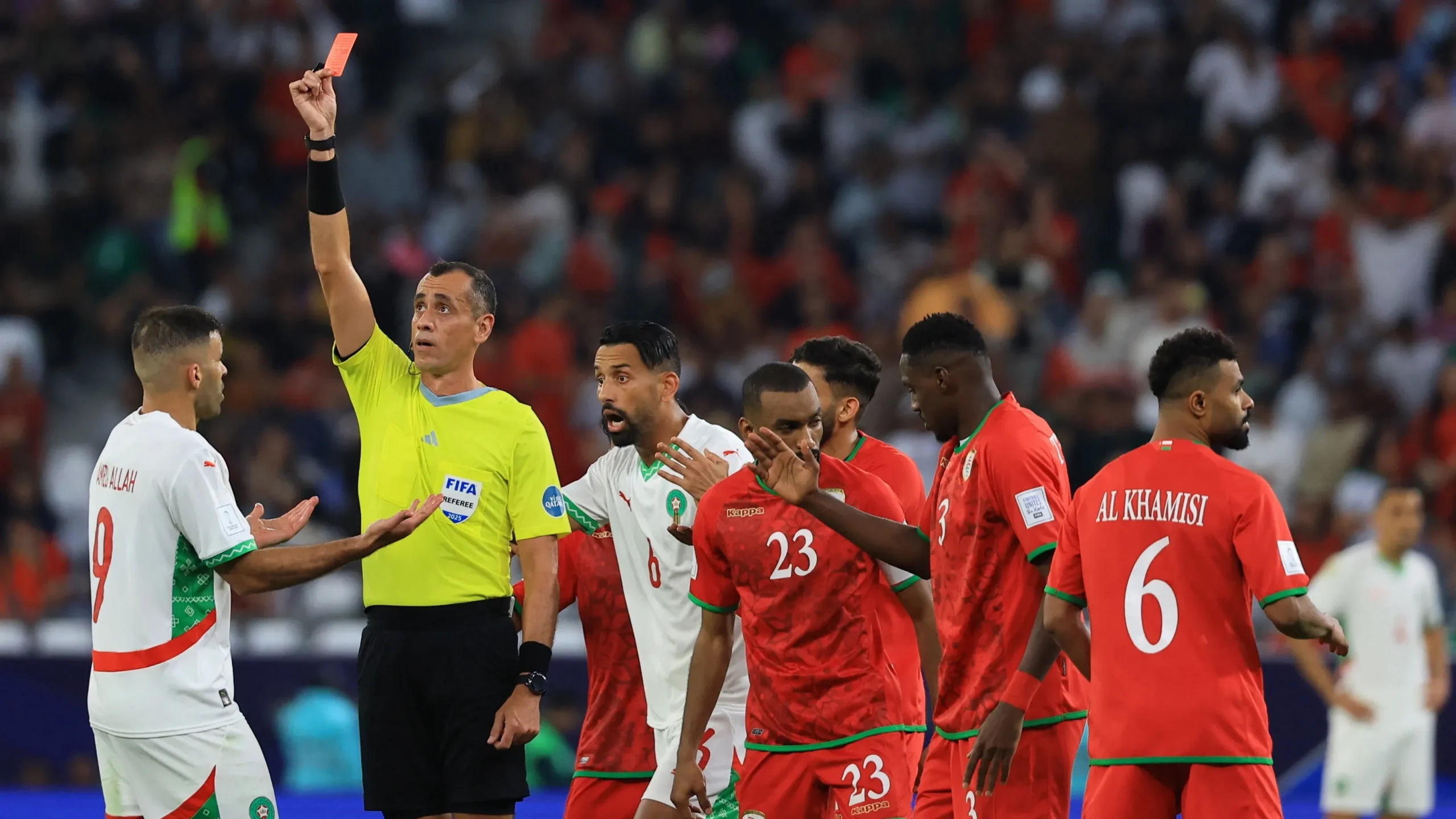 ترتيب مجموعة المغرب بعد التعادل مع عمان في كأس العرب 2025