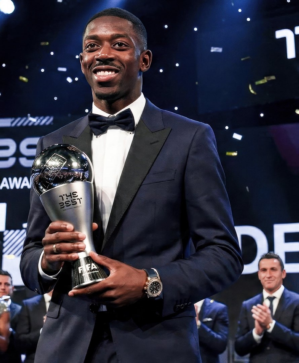 عثمان ديمبيلي يتوج بجائزة ذا بيست 2025 في حفل عالمي بالدوحة