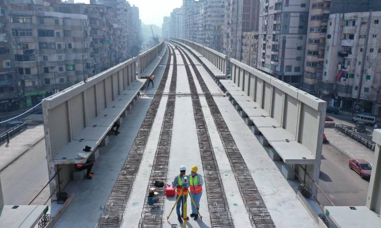 وزارة النقل ترصد تقدم كبير في تنفيذ المرحلة الأولى من مترو الإسكندرية