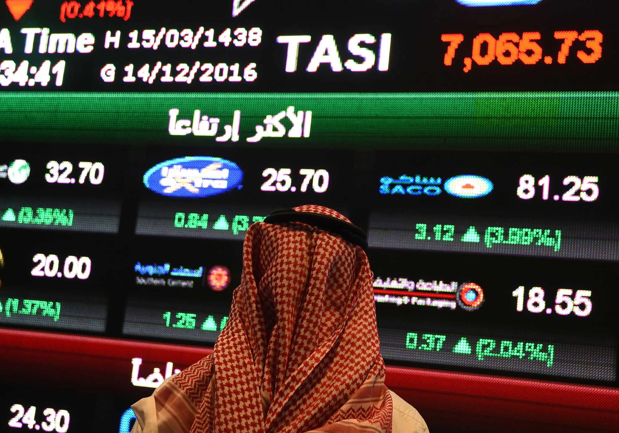 السعودية تحقق قفزة في نمو سوق الأسهم