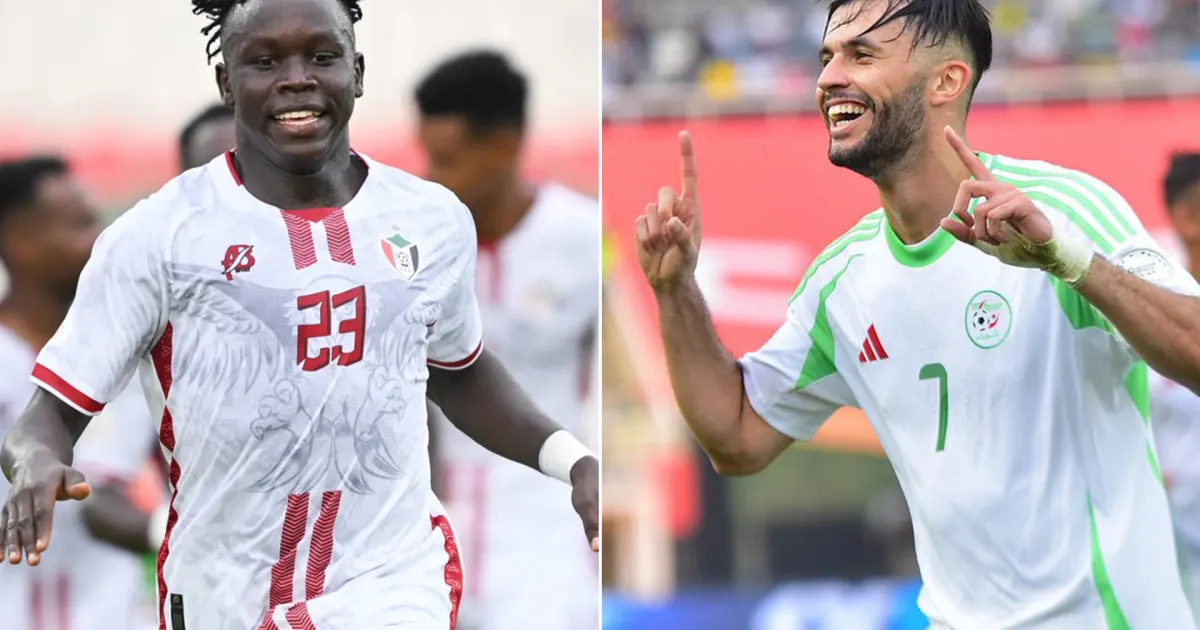 مباراة الجزائر والسودان 