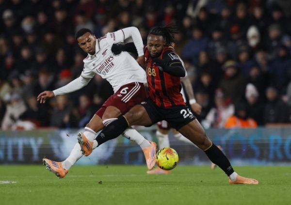 جدول ترتيب الدوري الإنجليزي بعد فوز آرسنال على بورنموث في الجولة 20