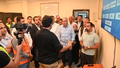 وزير الري يجري عملية تفقدية صباحية لمحطات المياه والترع في السويس