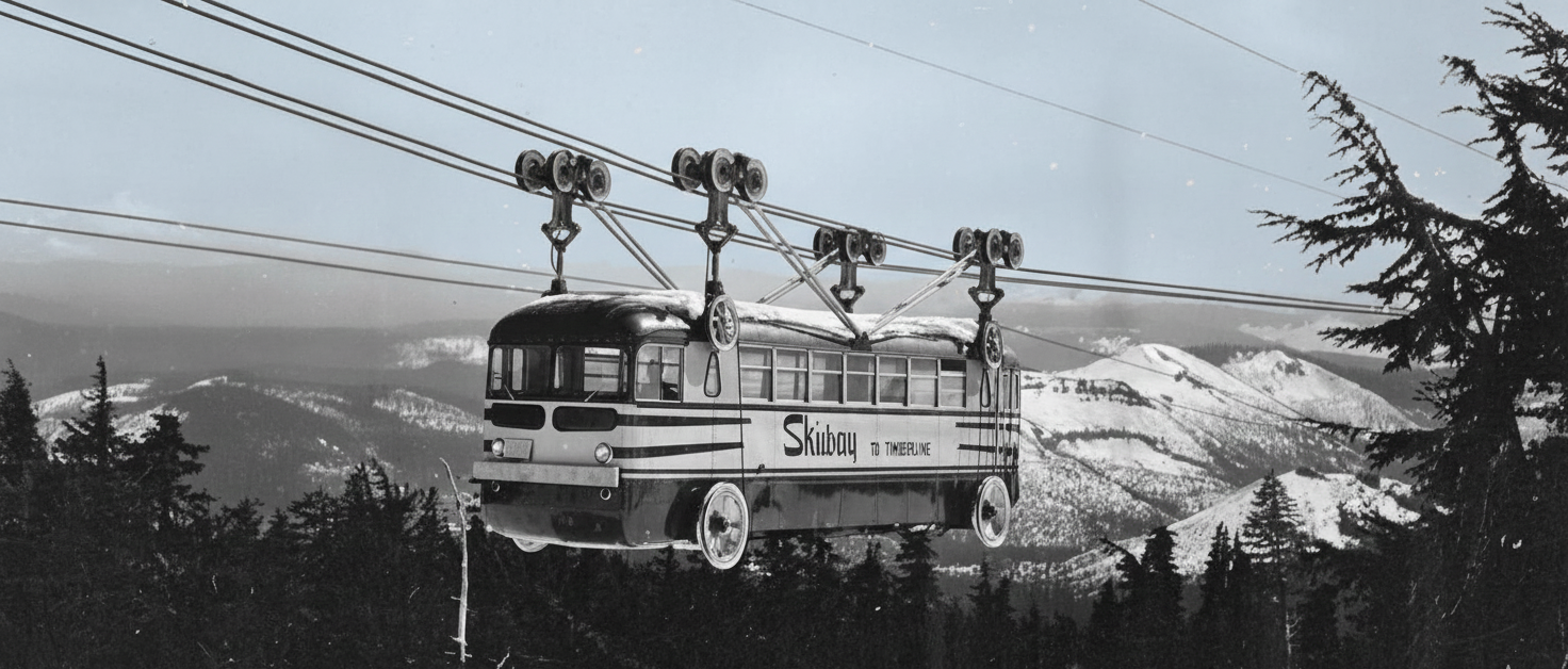 الأتوبيس الطائر: تجربة نقل استثنائية على جبل هود