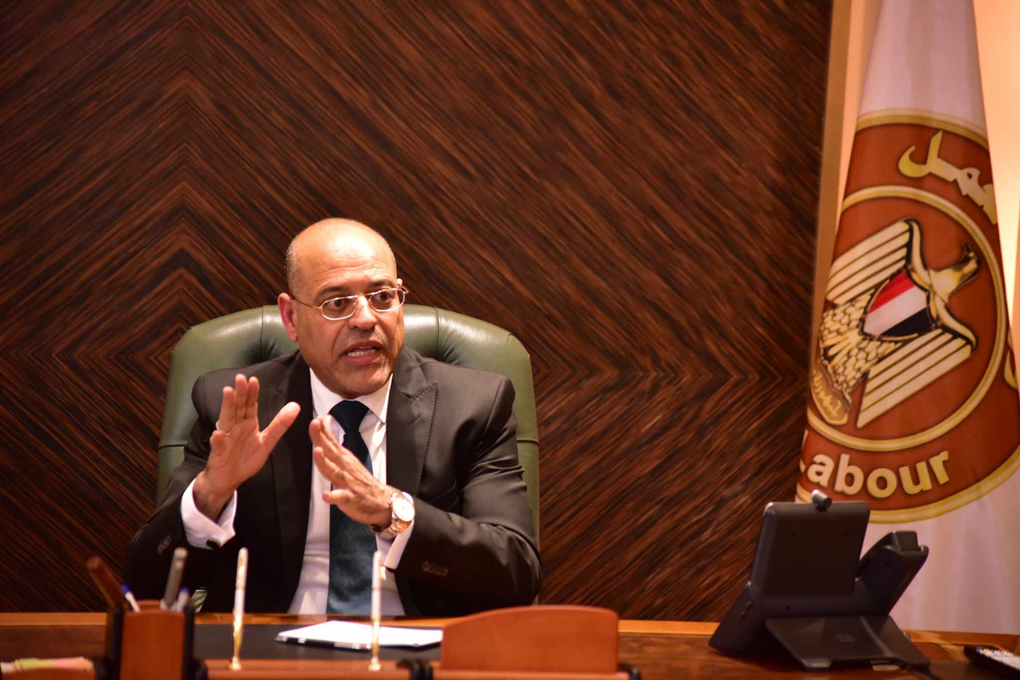 وزير العمل المصري محمد جبران