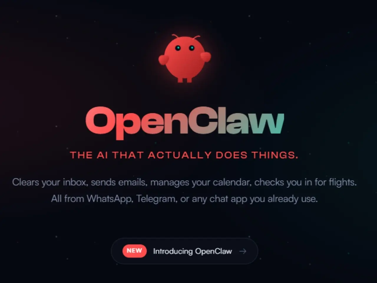 روبوت OpenClaw