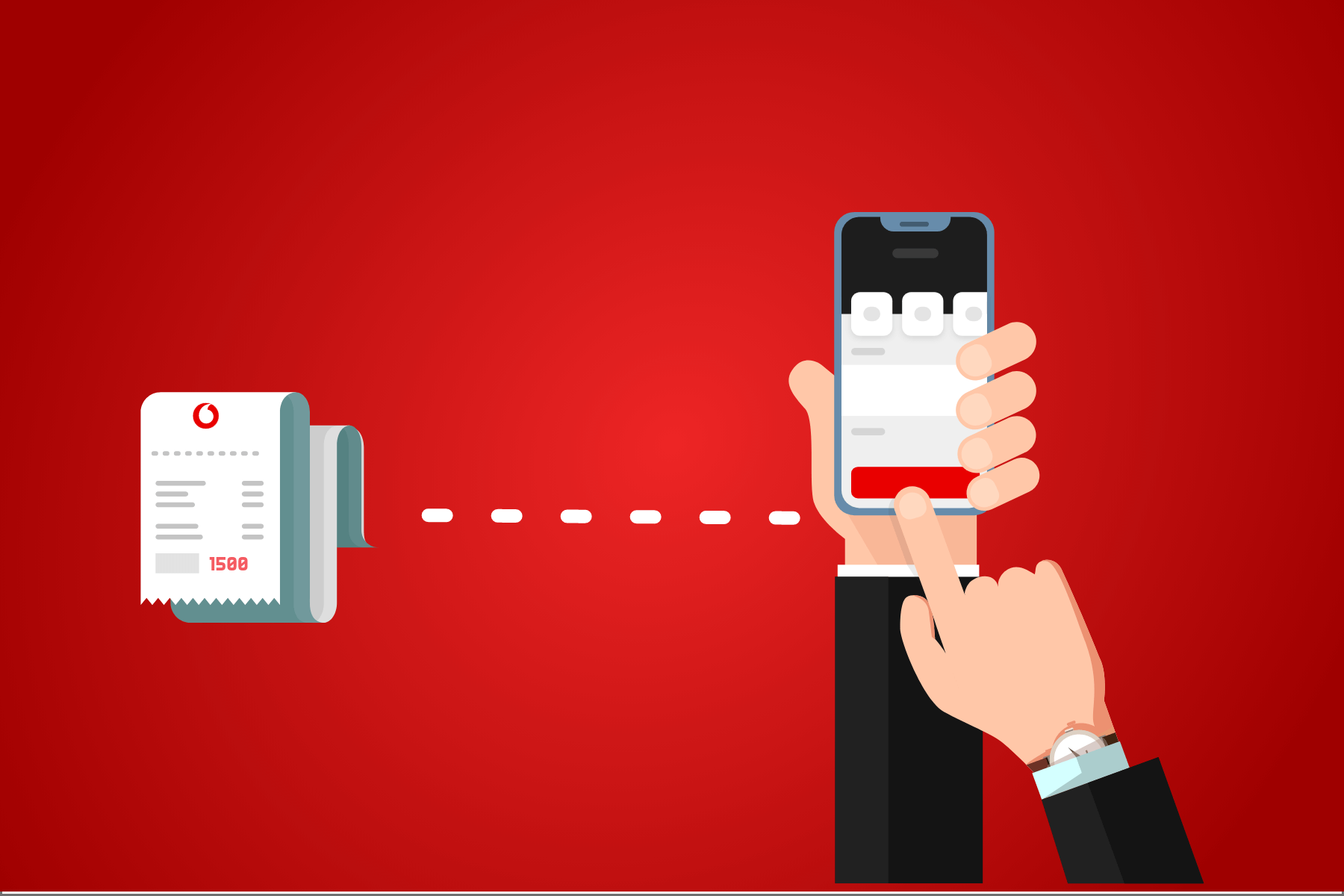 طريقة التحويل من محفظة فودافون كاش عبر الموبايل